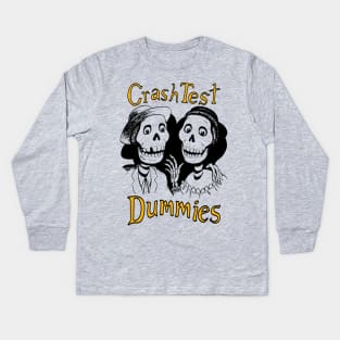 Vintage Crash Test Dummies Kids Long Sleeve T-Shirt